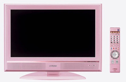 JVC komt met roze lcd-tv | Gadgetzone.nl