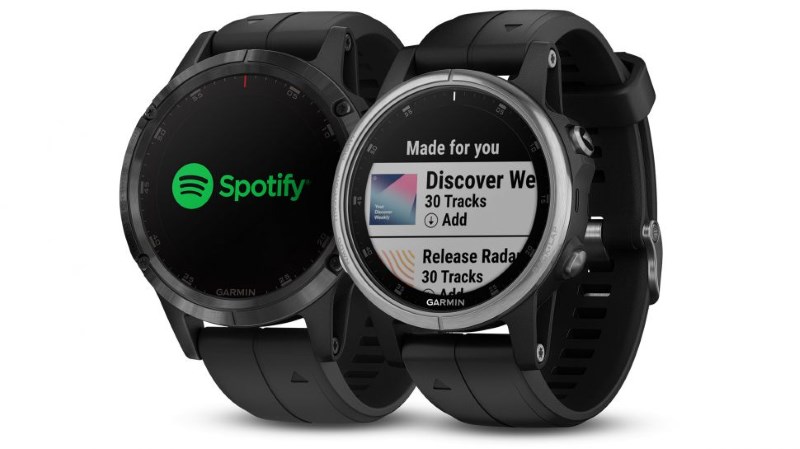 Spotify op Garmin-smartwatch