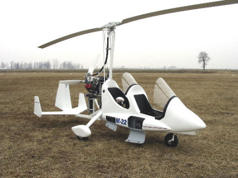 automaat Ale Smelten Gyro M-22: kruising tussen vliegtuig en helikopter (video) | Gadgetzone.nl